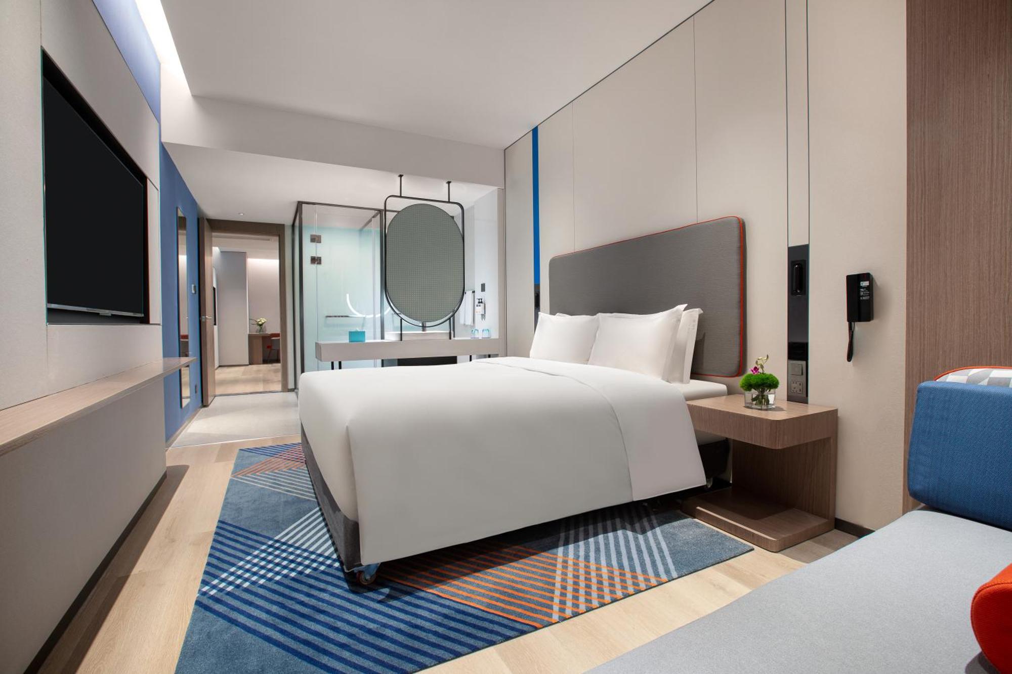 Holiday Inn Express Changfeng Park Shanghai Eksteriør billede